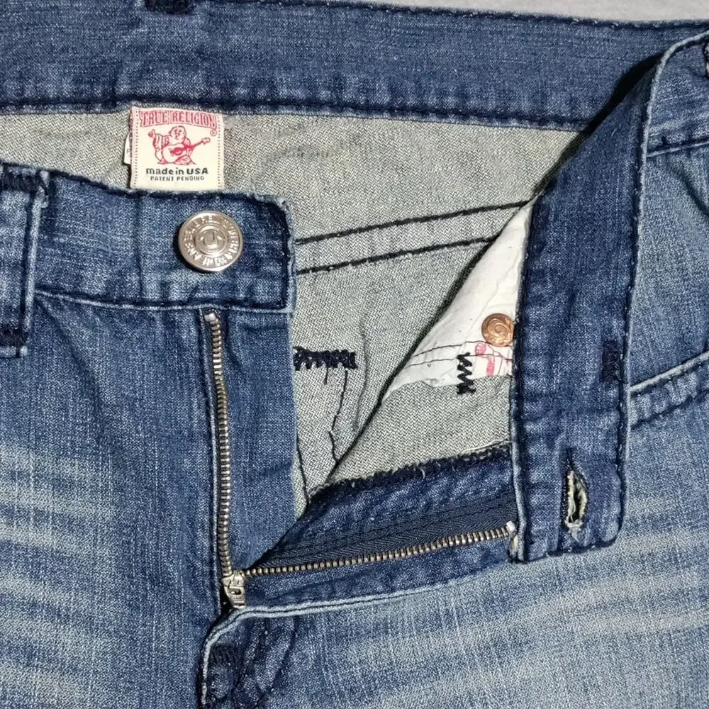 Vintage True Religion Bobby Super T Blue Denim Men’s Size 38‎ x 34 Made In USA